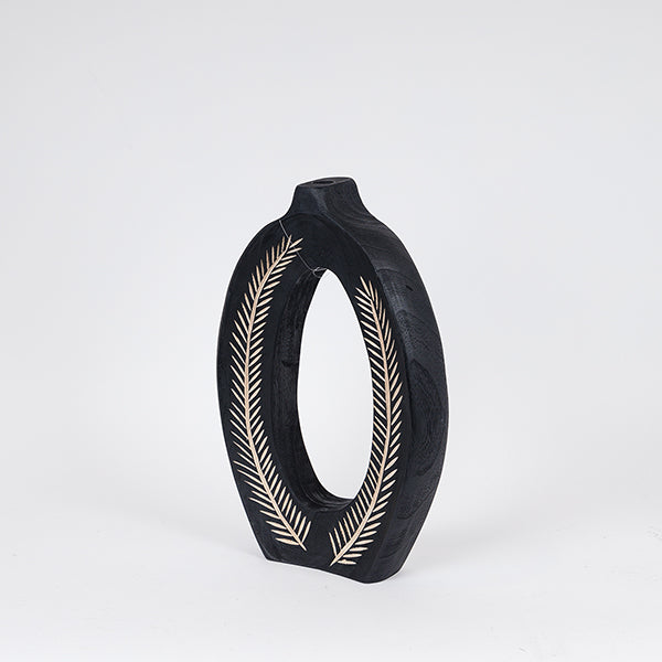 ΒΑΖΟ ΞΥΛΟ ΜΑΥΡΟ 26x7x40