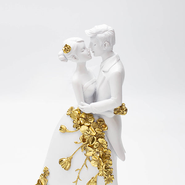 ΖΕΥΓΑΡΙ ΠΟΛΥΡΕΖΙΝ ΛΕΥΚΟ - ΧΡΥΣΟ 11.2x5x20