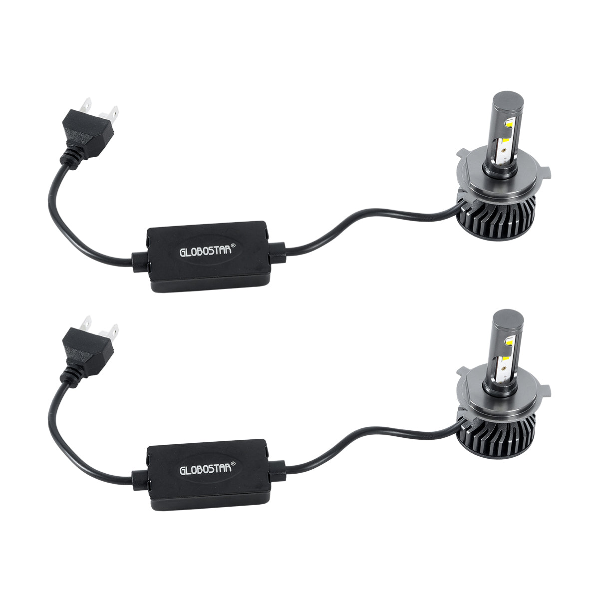 LEDKITF2 82022 Λάμπα H4 CANbus LED 30W/60W 3500lm/7000lm 360° DC 12-24V Αδιάβροχο IP65 Ψυχρό Λευκό 6000K - CREE COB Chip - Μ4 x Π4 x Υ7 - Πακέτο 2 Τεμαχίων