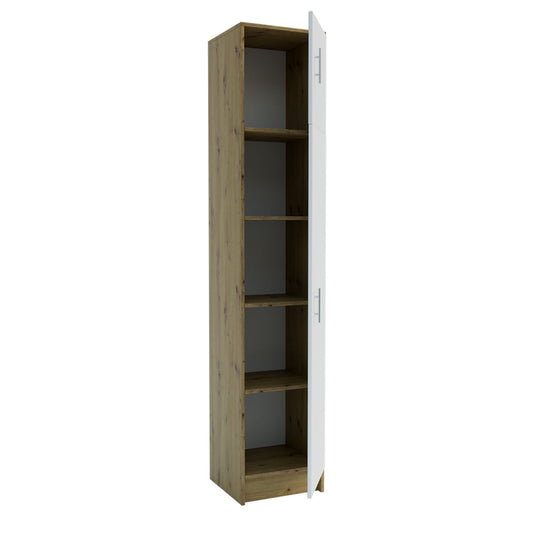 Ντουλάπα Stephani Δρυς-Λευκό 40x36x200