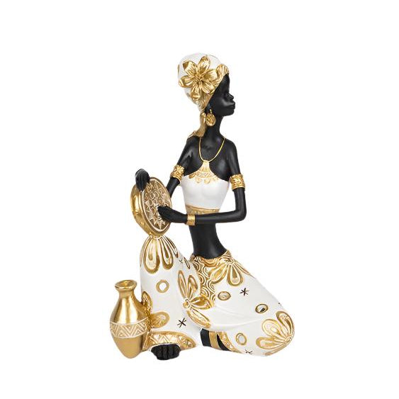 ΔΙΑΚΟΣΜΗΤΙΚΟ ΓΛΥΠΤΟ ΡΕΖΙΝ ΓΥΝΑΙΚΑ ΚΑΘΙΣΤΗ ΛΕΥΚΟ-ΜΑΥΡΟ-ΧΡΥΣΟ 14x9x22.5