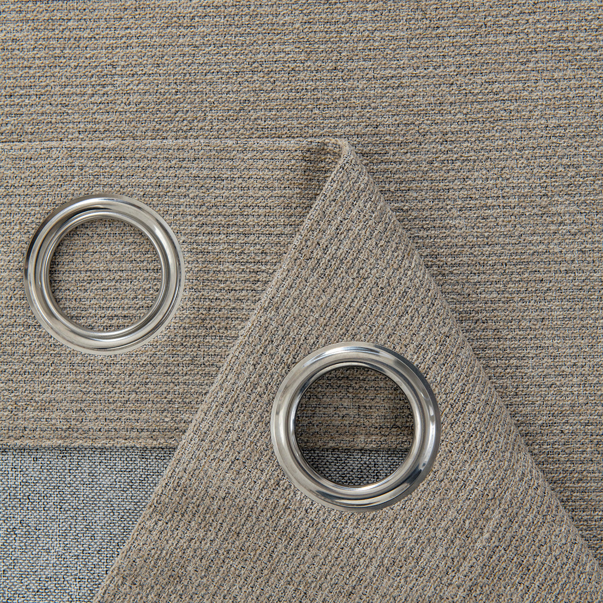 Κουρτίνα Full Blackout Σκίασης με 8 Κρίκους Elite Art 8392 140x270εκ Μπεζ