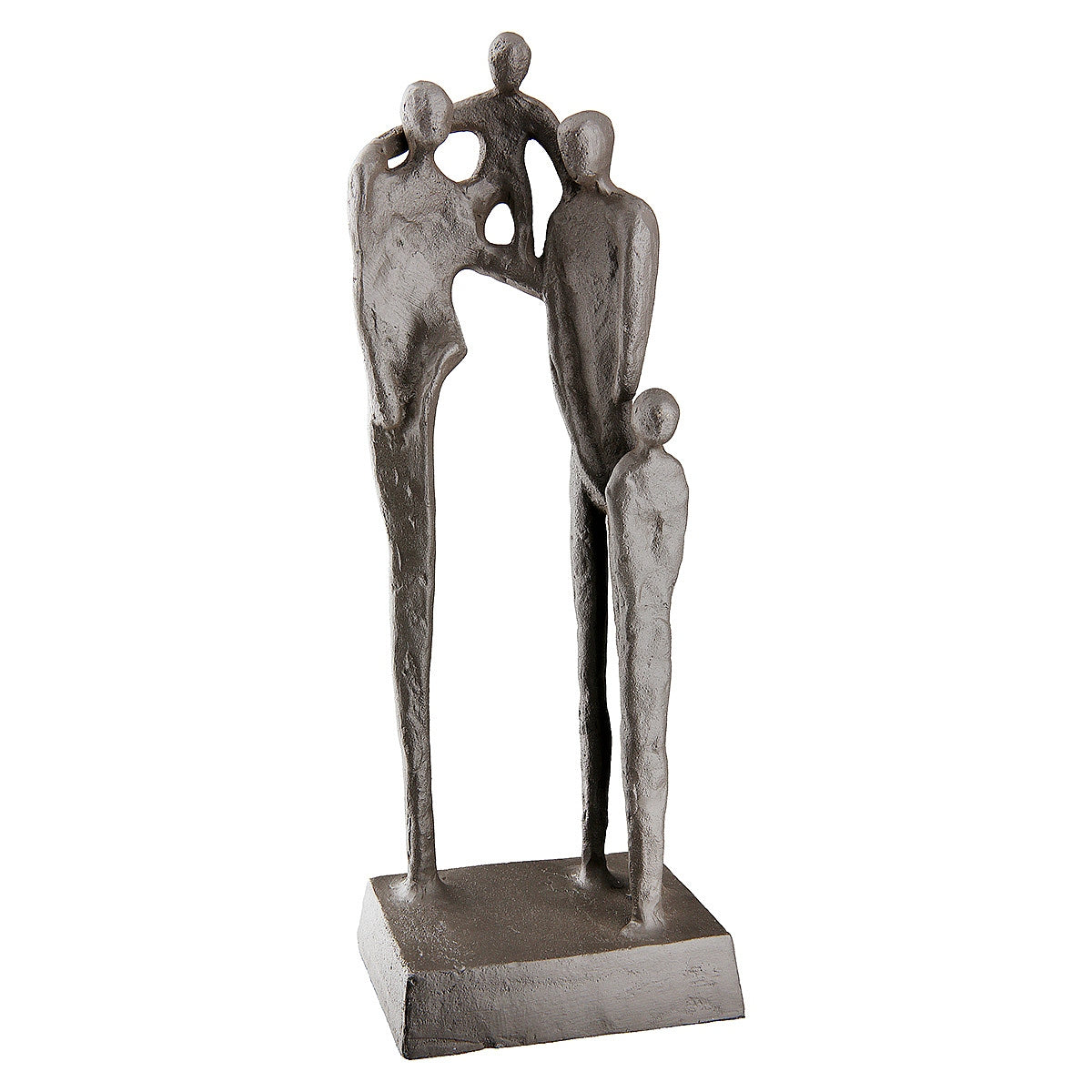 Διακοσμητικό Οικογένεια Καφέ Μέταλλο 9x5x23