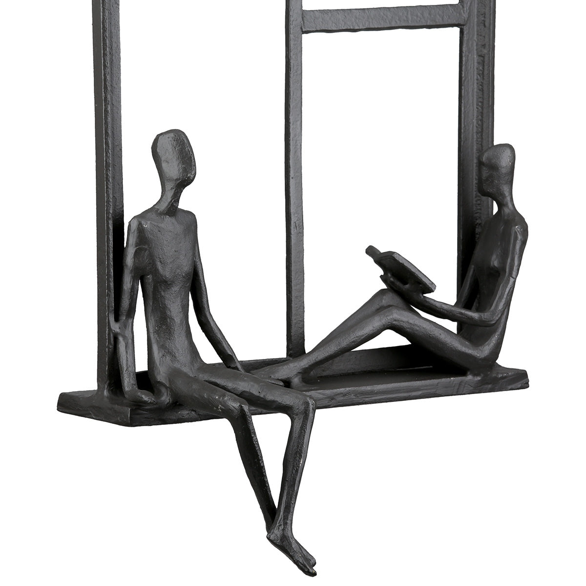 Ανάγλυφο Τοίχου Ορθογώνιο Μεταλλικό Σκούρο Καφέ 17x9x25