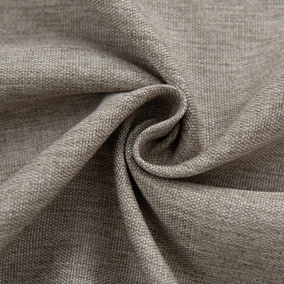 Κουρτίνα Μεσαίας Σκίασης με 8 Μεταλλικούς Κρίκους Illusion Art 8445 140x270εκ Χακί