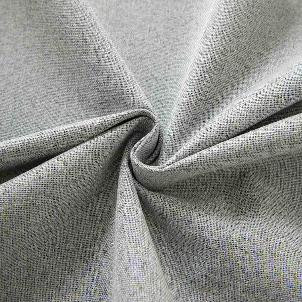 Κουρτίνα Full Blackout Σκίασης με 8 Κρίκους Total Art 8446 140x270εκ Γκρι