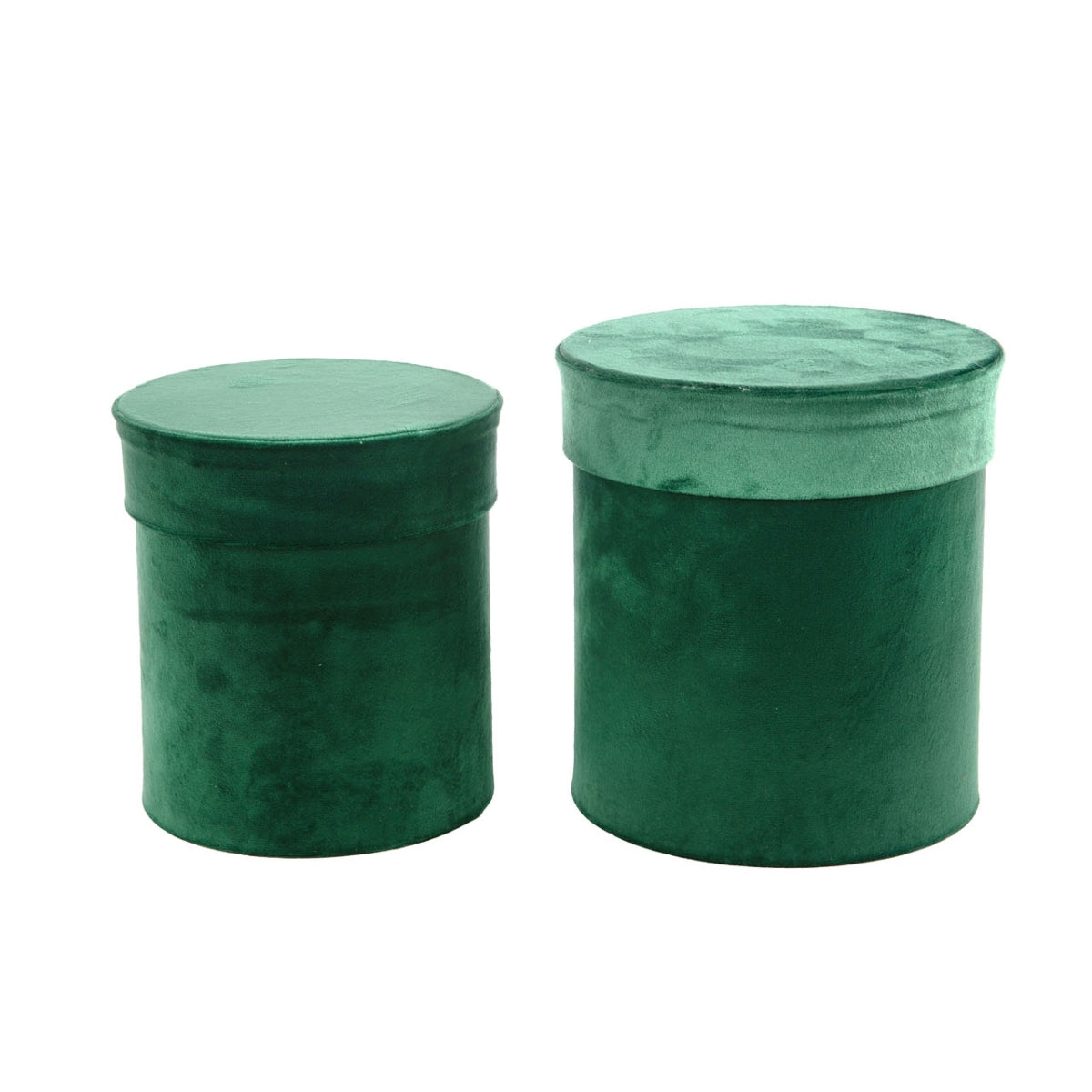 Κουτιά Βελούδινα Πράσινα (2 Τεμ.)