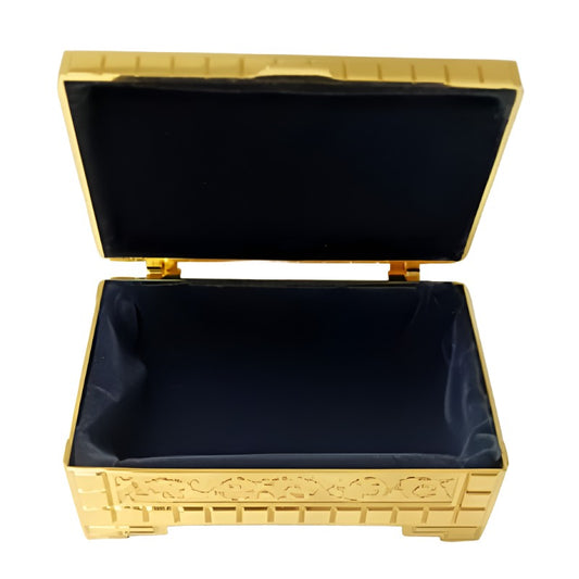 Μπιζουτιέρα Επάργυρη Χρυσή 13x9x6