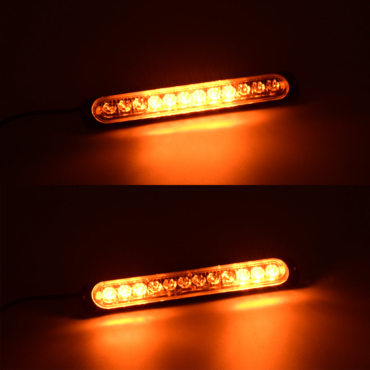 85269 PRO Series Μπάρα Σήμανσης Οχήματος Οδικής Βοήθείας για Αυτοκίνητα & Φορτηγά 10 Προγραμμάτων Φωτισμού STROBE LED SMD 3030 15W DC 12-24V Αδιάβροχη IP65 Πορτοκαλί