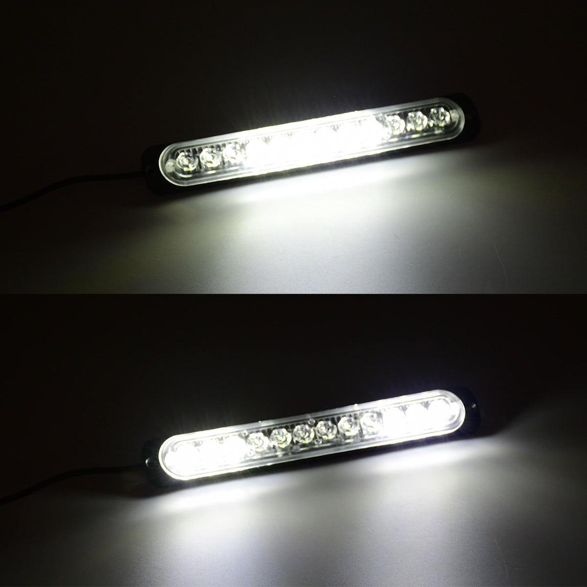 85270 PRO Series Μπάρα Σήμανσης Οχήματος Ασθενοφόρου για Αυτοκίνητα & Φορτηγά 10 Προγραμμάτων Φωτισμού STROBE LED SMD 3030 15W DC 10-30V Αδιάβροχη IP65 Ψυχρό Λευκό 6000K