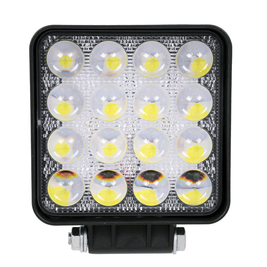 WORKPRO 85408 Προβολάκι LED 48W 4800lm 45° DC 10-30V Αδιάβροχο IP65 Ψυχρό Λευκό 6000K - CREE XBD 7D Chip - Μ10.8 x Π3.2 x Υ12.8