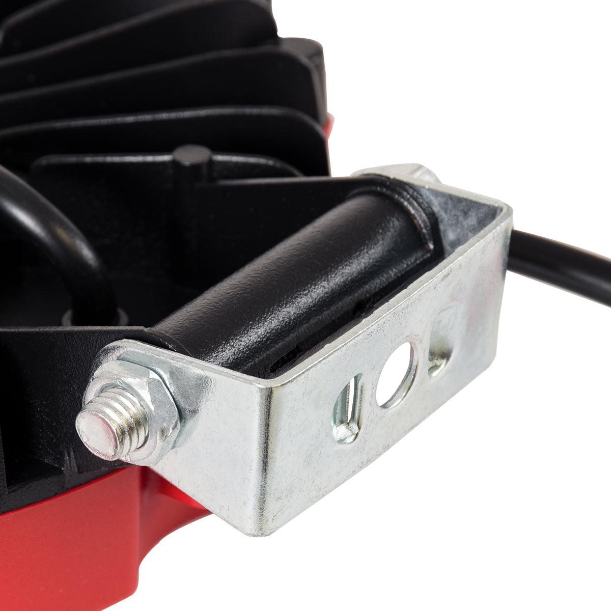 85422 Vehicle & Forklift Work Lights - Φώτα Εργασίας για Οχήματα Περονοφόρα - Κλάρκ LED 45W DC 9-80V Αδιάβροχο IP67 Μαύρο Κόκκινο Μ20 x Π18 x Υ5