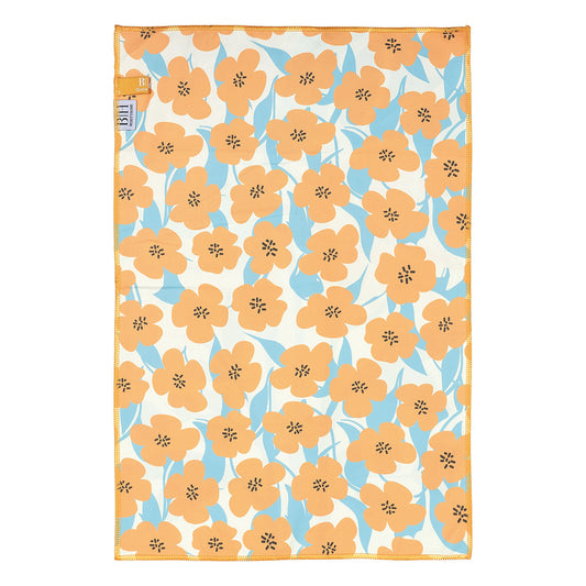 Πετσέτα Κουζίνας Διπλής Όψης Microfiber Art 8658 40x60εκ Μπλε-Κίτρινο