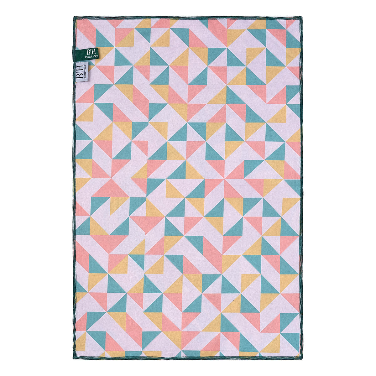 Πετσέτα Κουζίνας Διπλής Όψης Microfiber Art 8661 40x60εκ Ροζ-Πράσινο