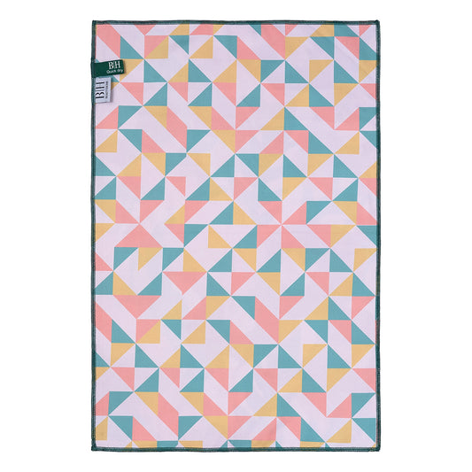 Πετσέτα Κουζίνας Διπλής Όψης Microfiber Art 8661 40x60εκ Ροζ-Πράσινο