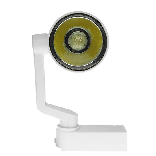 S-40024 Μονοφασικό Bridgelux COB LED Φωτιστικό Σποτ Ράγας 10W 230V 1500lm 24° Θερμό Λευκό 3000k