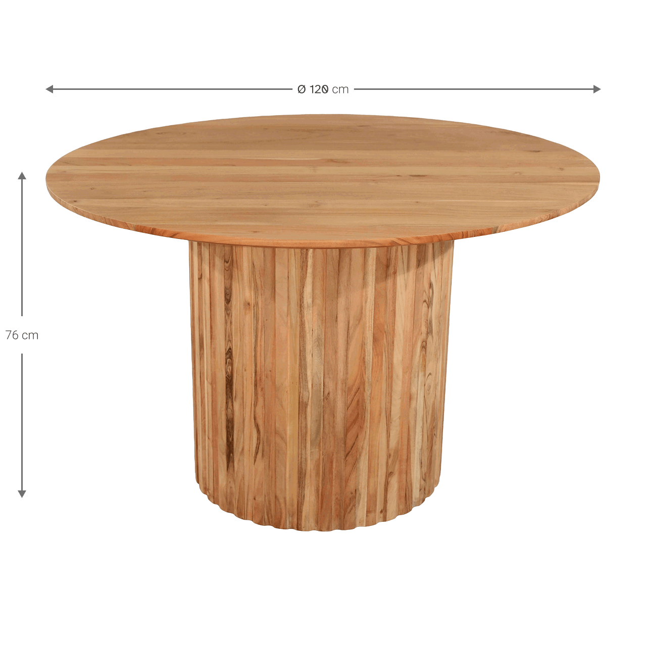Τραπέζι Tellus 120x120x76