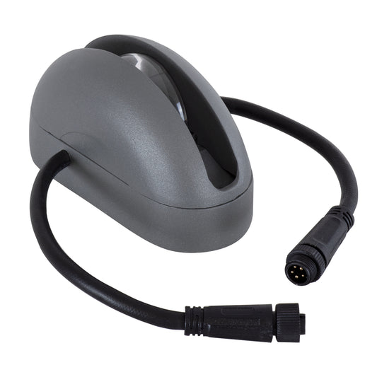 WINDOW-CURBA 90112 Αρχιτεκτονικό Φωτιστικό Ανάδειξης Παραθύρων Window Light LED 6W 480lm 3x262° DC 24V Αδιάβροχο IP65 L12 x W5.3 x H6.5cm RGB DMX512 - Γκρι Ανθρακί