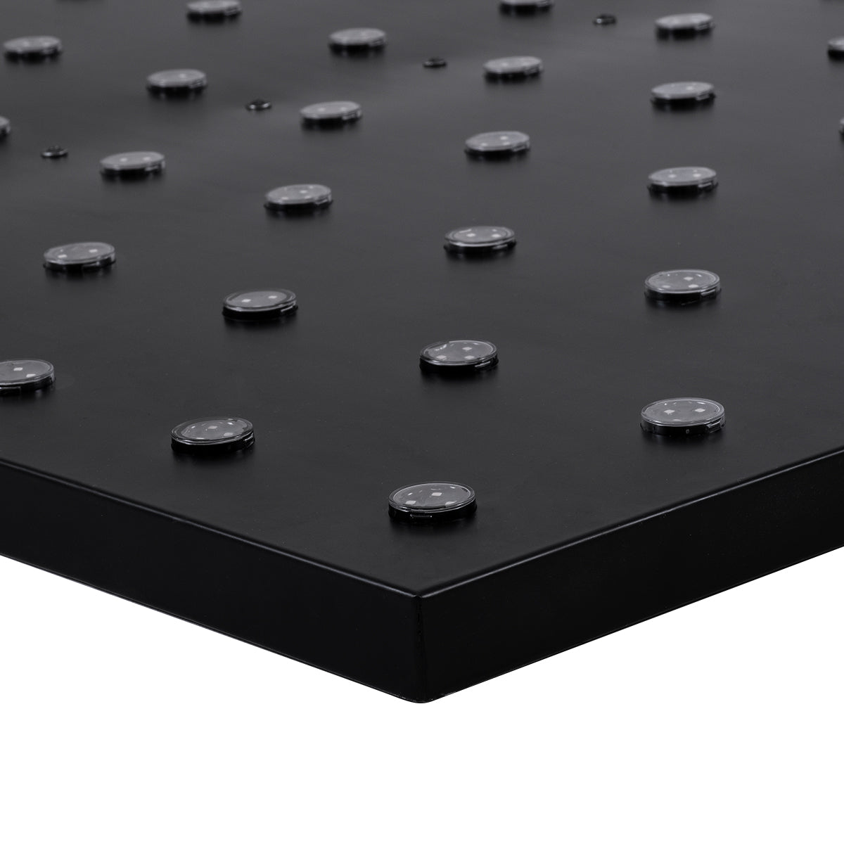 90117 Digital Pixel Addressable Facade Panel - Ψηφιακό Πάνελ Πρόσοψης Κτιρίων LED SMD 3535 75W/m2 100LED/m2 100PIXEL/m2 SPI/TTL Protocol IC UCS512B 4500lm/m2 120° DC 12V IP67 RGB - Μαύρο Σώμα - Μ100 x Π100 x Υ3cm