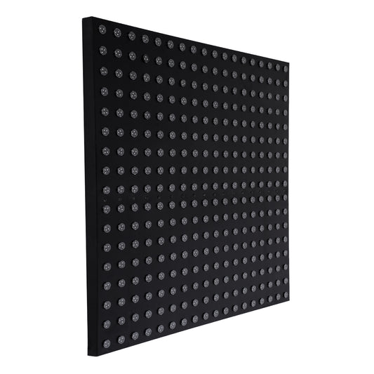90118 Digital Pixel Addressable Facade Panel - Ψηφιακό Πάνελ Πρόσοψης Κτιρίων LED SMD 3535 225W/m2 300LED/m2 300PIXEL/m2 SPI/TTL Protocol IC UCS512B 13500lm/m2 120° DC 12V IP67 RGB - Μαύρο Σώμα - Μ100 x Π100 x Υ3cm