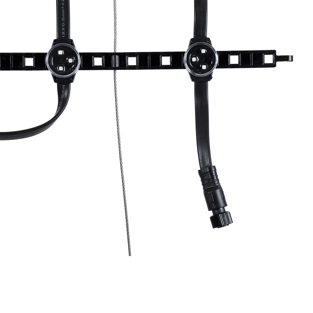 90141 Digital Pixel Addressable Facade Soft Net Panel - Ψηφιακό Εύκαμπτο Δίχτυ Πάνελ Πρόσοψης Κτιρίων LED SMD 3535 75W/m2 100LED/m2 100PIXEL/m2 SPI/TTL Protocol IC UCS512B 4500lm/m2 120° DC 12V IP67 RGB - Μαύρο Σώμα - Μ100 x Π100 x Υ1.7cm