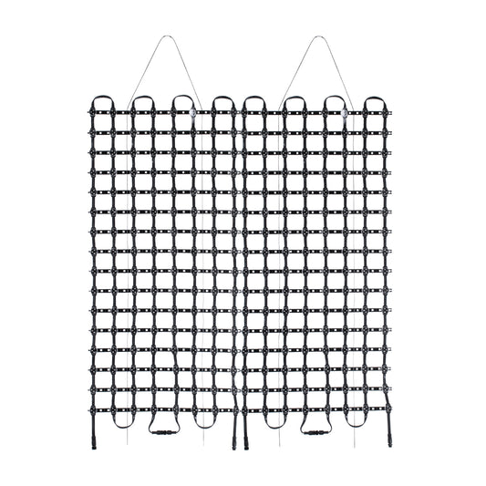 90142 Digital Pixel Addressable Facade Soft Net Panel - Ψηφιακό Εύκαμπτο Δίχτυ Πάνελ Πρόσοψης Κτιρίων LED SMD 3535 192W/m2 256LED/m2 256PIXEL/m2 SPI/TTL Protocol IC UCS512B 11520lm/m2 120° DC 12V IP67 RGB - Μαύρο Σώμα - Μ100 x Π100 x Υ1.7cm