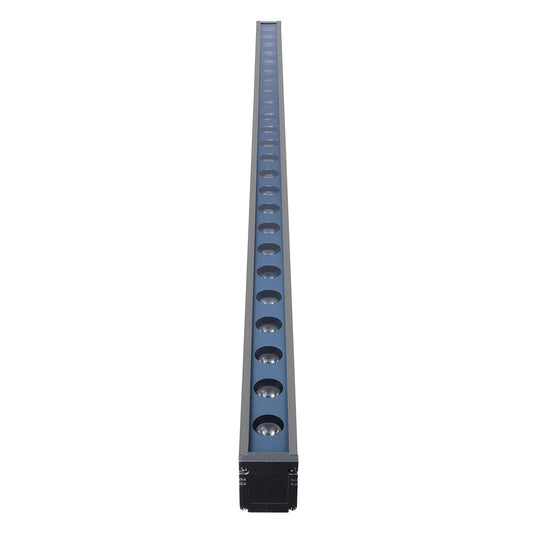 WASHERMARGO 90153 Μπάρα Φωτισμού Wall Washer LED 24W 2880lm 30° DC 24V Αδιάβροχο IP66 Ψυχρό Λευκό 6000K Dimmable - Bridgelux SMD Chip - Γκρι Ανθρακί - Μ100 x Π8.5 x Υ4