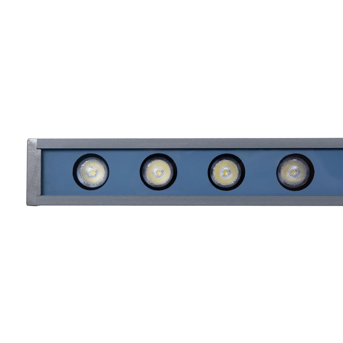 WASHERMARGO 90153 Μπάρα Φωτισμού Wall Washer LED 24W 2880lm 30° DC 24V Αδιάβροχο IP66 Ψυχρό Λευκό 6000K Dimmable - Bridgelux SMD Chip - Γκρι Ανθρακί - Μ100 x Π8.5 x Υ4