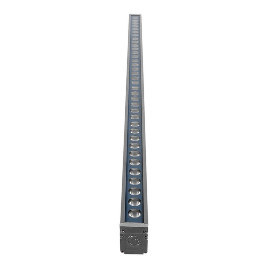 WASHERMOZA 90170 Μπάρα Φωτισμού Wall Washer LED 72W 6120lm 10-30° DC 24V Αδιάβροχο IP66 Πολύχρωμο RGB Dimmable - Bridgelux SMD Chip - Γκρι Ανθρακί - Μ100 x Π5 x Υ4