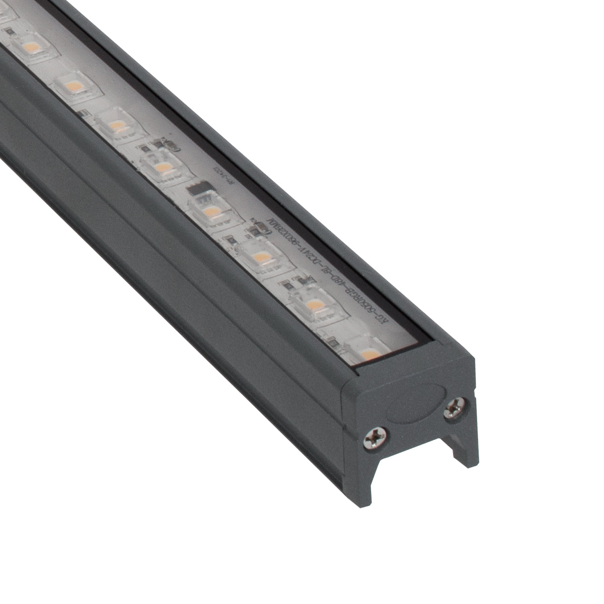 DIGI-BAR 90209 Ψηφιακή Μπάρα Φωτισμού Wall Washer Digital Pixel Facade Tuber Bar LED 12W 840lm 90° DC 24V Αδιάβροχο IP65 L100 x W3.2 x H3cm Θερμό Λευκό 2700K DMX512 - Ασημί με Διάφανο Κάλυμμα