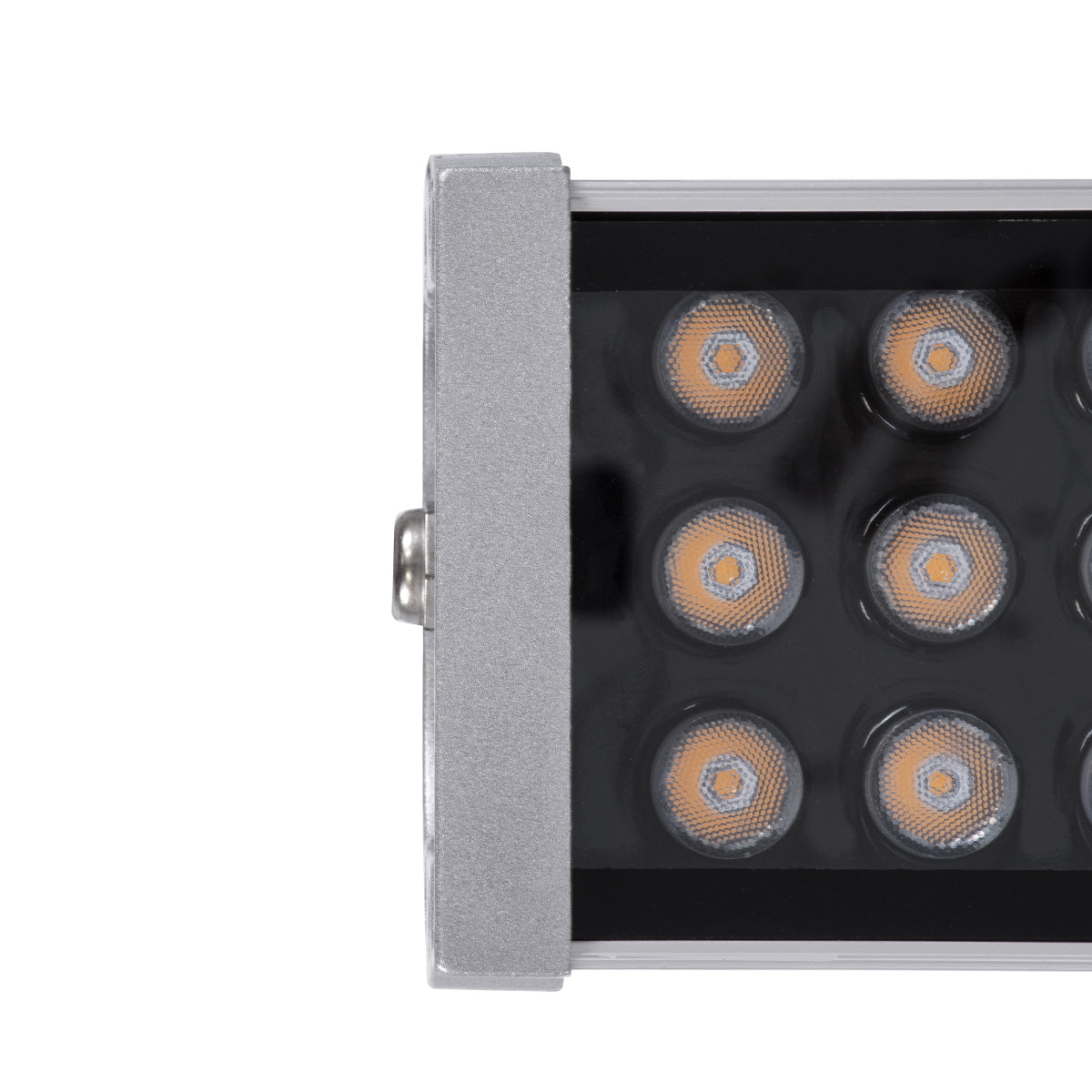 WASHER-GAIA 90217 Μπάρα Φωτισμού Wall Washer LED 216W 19440lm 10° DC 24V Αδιάβροχο IP67 L100 x W10.2 x H9.5cm Θερμό Λευκό 2700K - Ασημί
