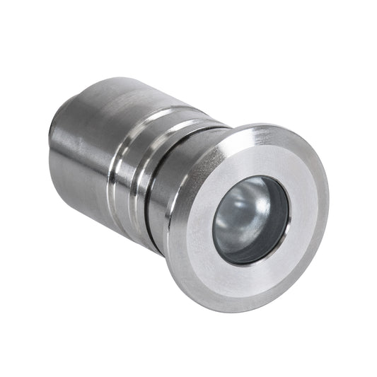 UNDERWATER-DANI 90411 Υποβρύχιο Χωνευτό Σποτ για Σιντριβάνια/Πισίνες LED 1W 95lm 5° DC 24V Αδιάβροχο IP68 Φυσικό Λευκό 4500K Dimmable - Ανοξείδωτο Ατσάλι 304 - Φ3 x Υ5cm / Q2.5