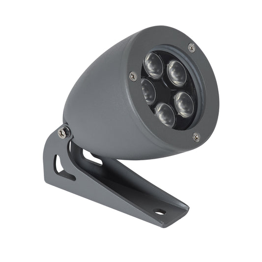 TREELIGHT-TREESPO 90469 Σποτ Φωτισμού για Φυτά - Δέντρα LED 12W 1320lm 15° DC 24V Αδιάβροχο IP65 Θερμό Λευκό 2700K Dimmable - Γκρι Ανθρακί - Μ9 x Π11 x Υ9