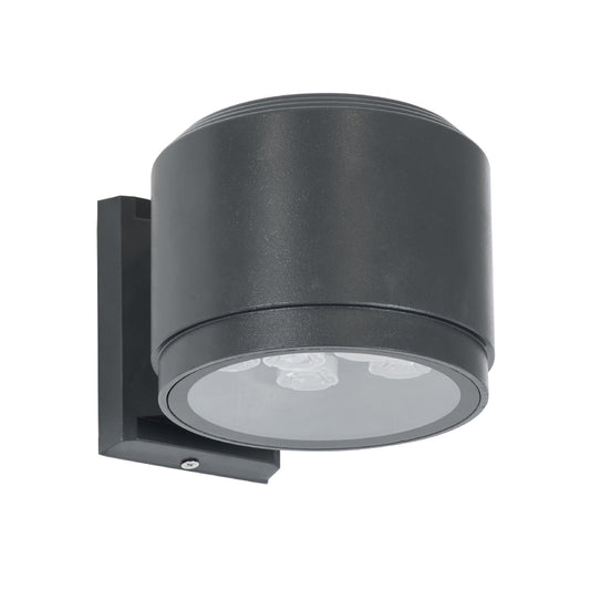WALLLIGHT-GONA 90484 Φωτιστικό Τοίχου - Απλίκα LED 24W 2280lm 5° DC 24V Αδιάβροχο IP67 Μ13 x Π16.5 x Υ5cm Φυσικό Λευκό 4500K - Γκρι Ανθρακί