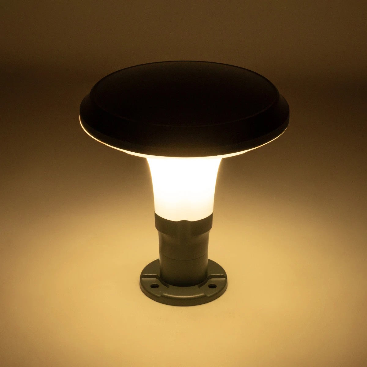 WHISPER 90553 Φωτιστικό Κολωνάκι Κήπου με Ντουί 1 x E27 AC 220-240V Αδιάβροχο IP65 - Γκρι Ανθρακί - Μ27 x Π27 x Υ29