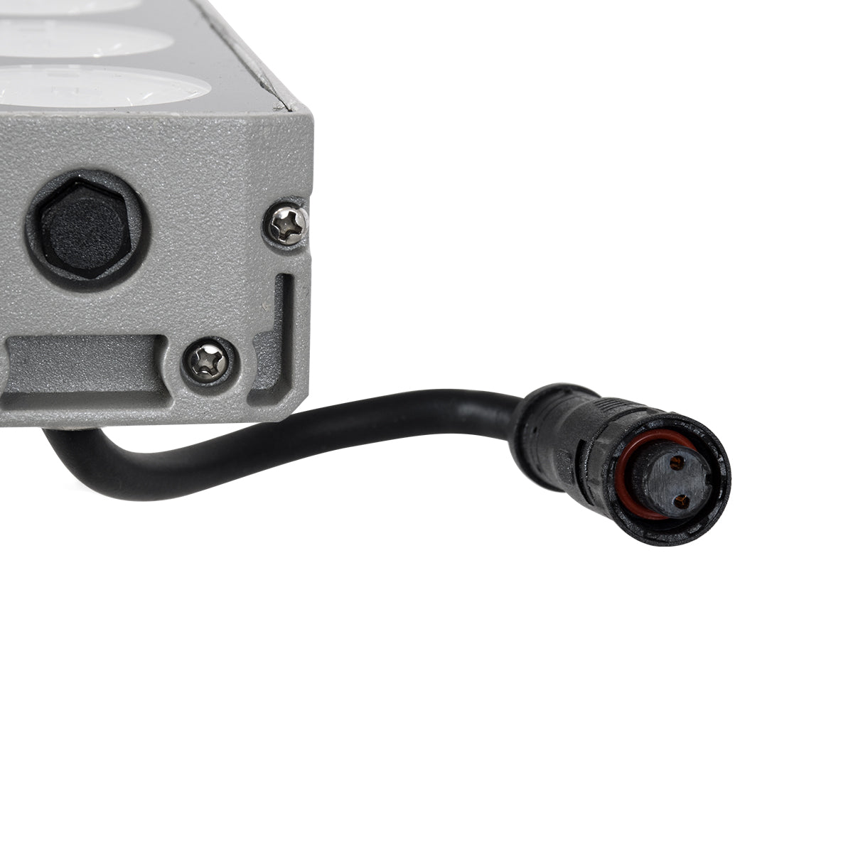 WASHER-JAVIA 90554 Μπάρα Φωτισμού Wall Washer LED 48W 3840lm 5° DC 24V Αδιάβροχο IP67 Μ100 x Π5.2 x Υ3.6cm (Υ8.5 με Βάση) Αρχιτεκτονικό Πορτοκαλί 2200K - Γκρι Ανθρακί