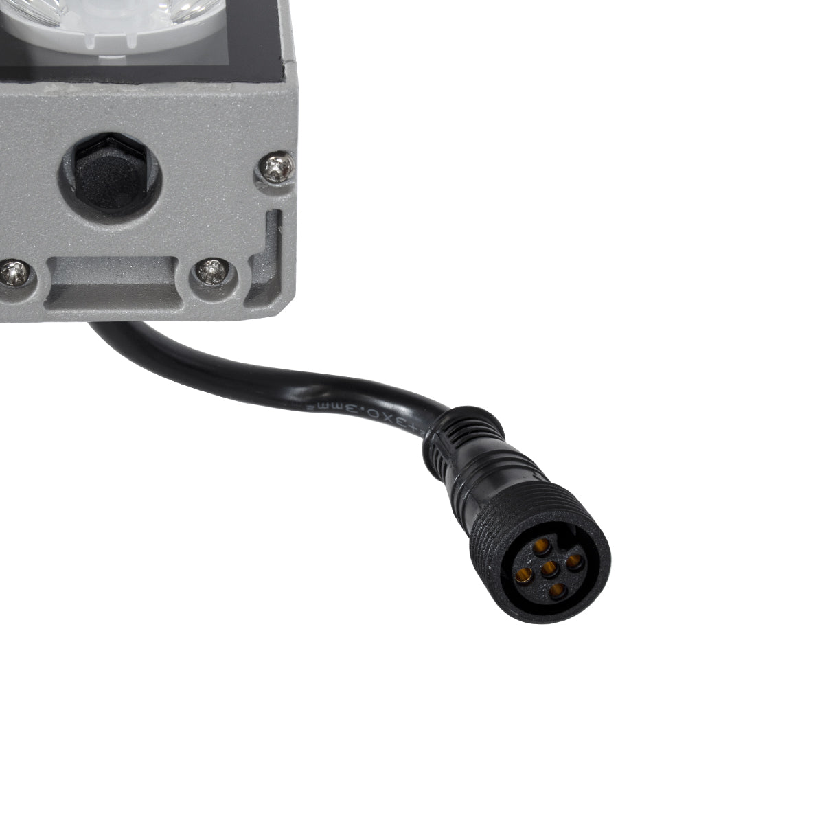 WASHER-JAVIA 90557 Μπάρα Φωτισμού Wall Washer LED 48W 3840lm 5° DC 24V Αδιάβροχο IP67 Μ100 x Π5.2 x Υ3.6cm (Υ8.5 με Βάση) Πολύχρωμο RGBW DMX512 - Γκρι Ανθρακί