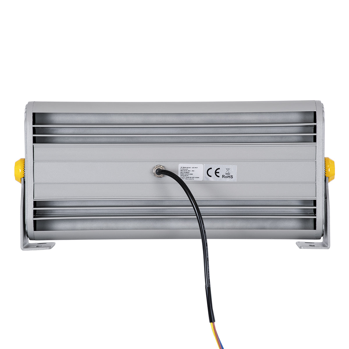 FLOOD-HENA 90446 Προβολέας Wall Washer για Φωτισμό Κτιρίων LED 48W 4080lm 30° AC 220-240V Αδιάβροχο IP67 Μ39 x Π6 x Υ17cm Αρχιτεκτονικό Πορτοκαλί 2200K - Ασημί