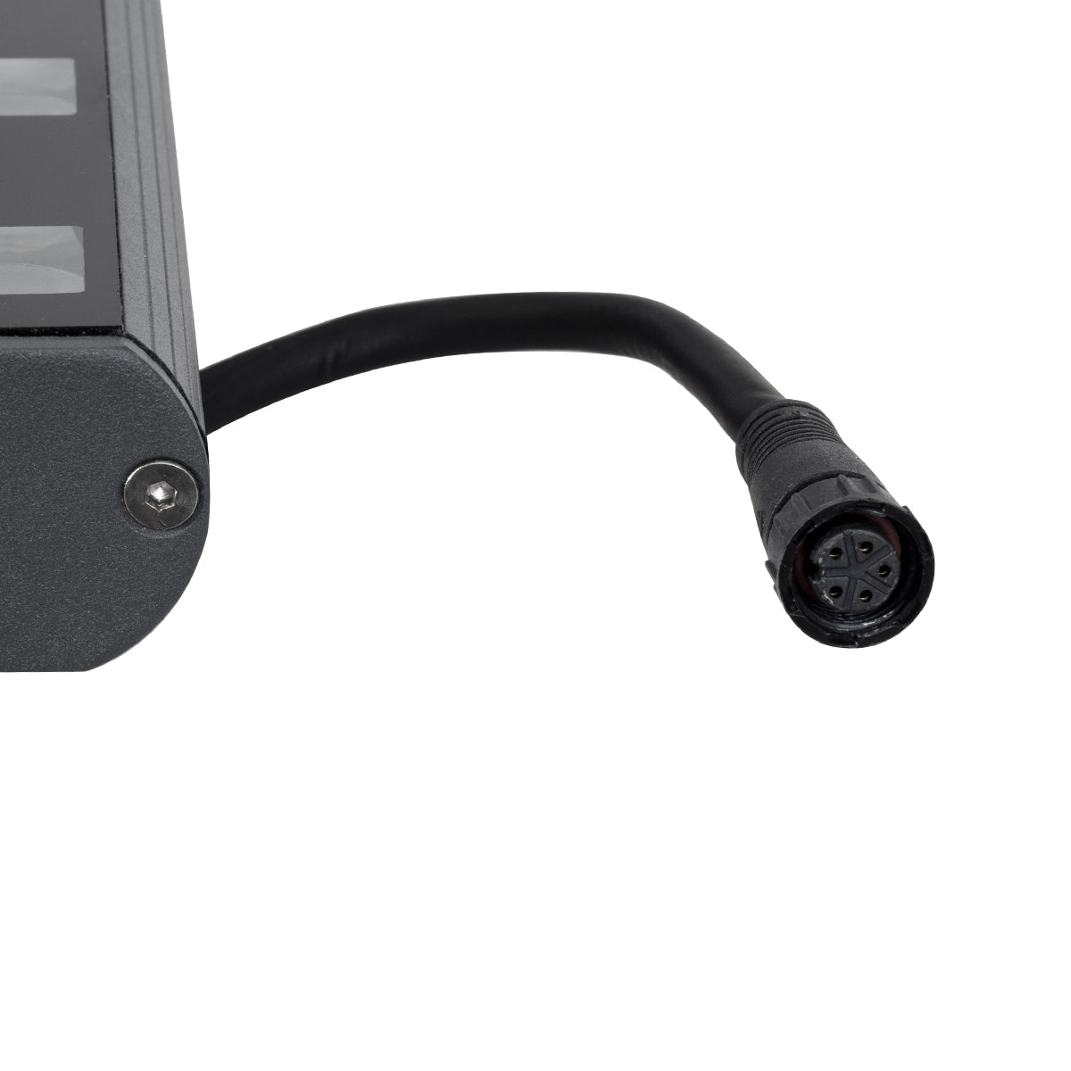 WASHER-PANDA 90585 Μπάρα Φωτισμού Wall Washer LED 36W 3060lm 15° DC 24V Αδιάβροχο IP65 Πολύχρωμο RGBW Dimmable DMX512 - Γκρι Ανθρακί - Μ100 x Π4 x Υ3.5