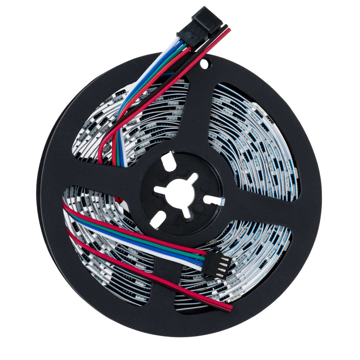 DIGIPRO 90599 Digital Pixel Addressable LED Strip 9W/m 540lm/m 120° DC 12V IP20 30 x SMD5050 Chip/m 30 x Pixel/m RGB Dimmable SPI/TTL Protocol IC TM1908 - Sanan SMD Chip - L500 x W1 x H0.2 - 5 Meter Roll