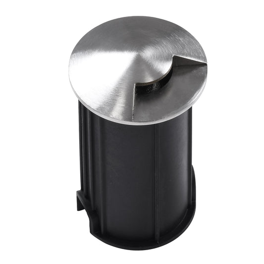 UNDERGROUND-RENA 90660 Χωνευτό Φωτιστικό Σποτ Δαπέδου One Sided LED 1W 110lm 30° DC 24V Αδιάβροχο IP68 Φ5 x Υ9cm Θερμό Λευκό 3000K - Ανοξείδωτο Ατσάλι