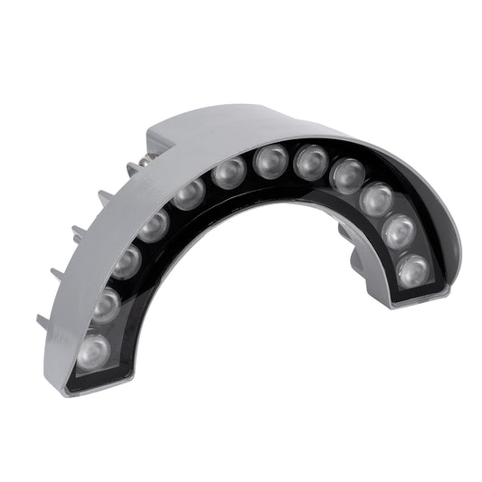 TREELIGHT-WINA 90681 Κυρτή Μπάρα Φωτισμού Wall Washer για Φυτά - Δέντρα LED 12W 1320lm 30° DC 24V Αδιάβροχο IP65 Θερμό Λευκό 2700K Dimmable - Γκρι Ανθρακί - Μ23.5 x Π7.5 x Υ12