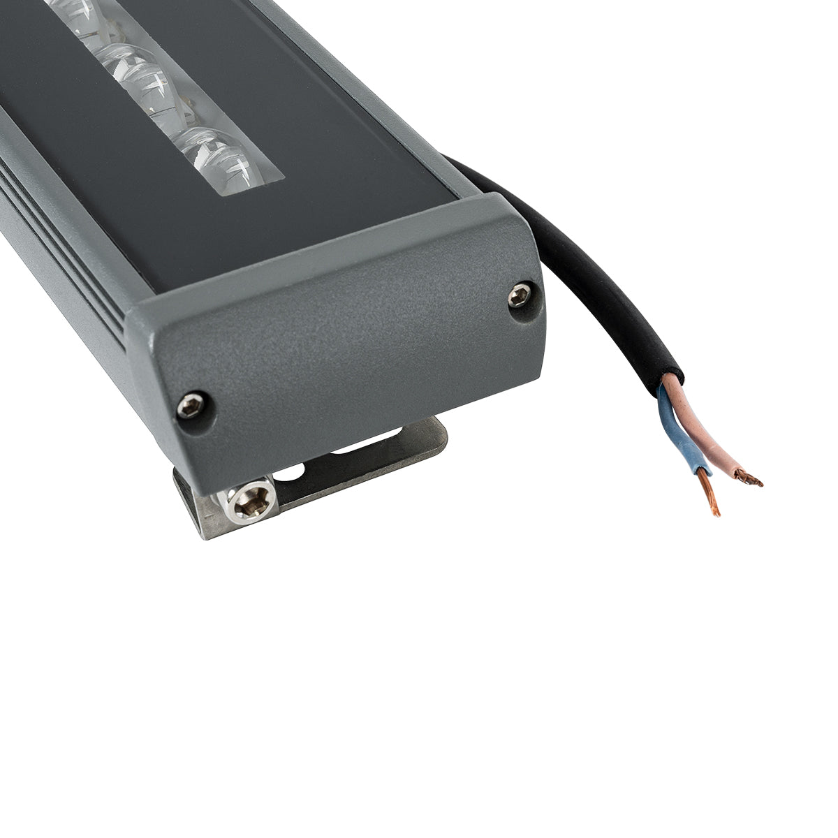 WINDOW-RAFI 90727 Αρχιτεκτονικό Φωτιστικό Ανάδειξης Παραθύρων & Θυρών - Window & Door Light LED 18W 1620lm 8x180° DC 24V Αδιάβροχο IP67 Μ30.5 x Π6.7 x Υ4.5cm Θερμό Λευκό 2700K - Γκρι Ανθρακί