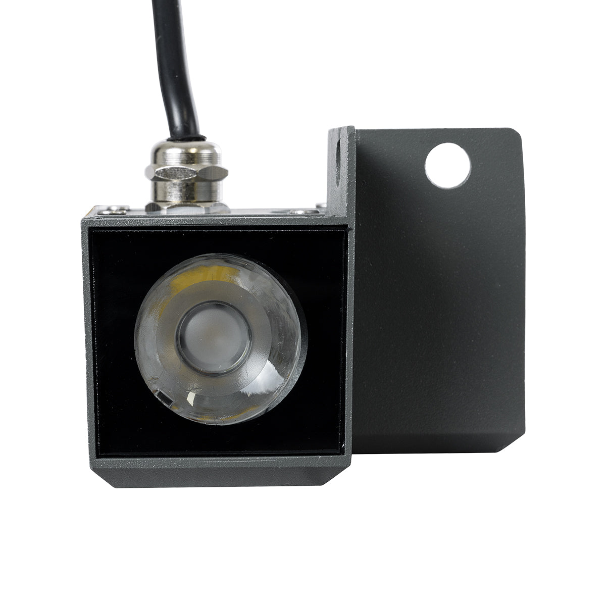 WALLLIGHT-DONA 90732 Αρχιτεκτονικό Γωνιακό Φωτιστικό LED 10W 950lm 10° DC 24V Αδιάβροχο IP65 Φυσικό Λευκό 4500K Dimmable - Γκρι Ανθρακί - Μ8 x Π8 x Υ6