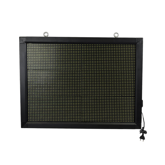 DISPLAY 90800 Κυλιόμενη Ψηφιακή Επιγραφή 64x48cm P10 Μονής Όψης LED AC 220-240V Αδιάβροχο IP65 Ψυχρό Λευκό 6000K - WiFi Control μέσω FK APP - Αισθητήρας Θερμοκρασίας & Υγρασίας - Μ72 x Π9 x Υ56