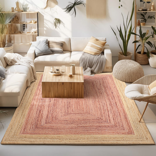 Χαλί Tropic Art 9139 160x230εκ Μπεζ-Ροζ