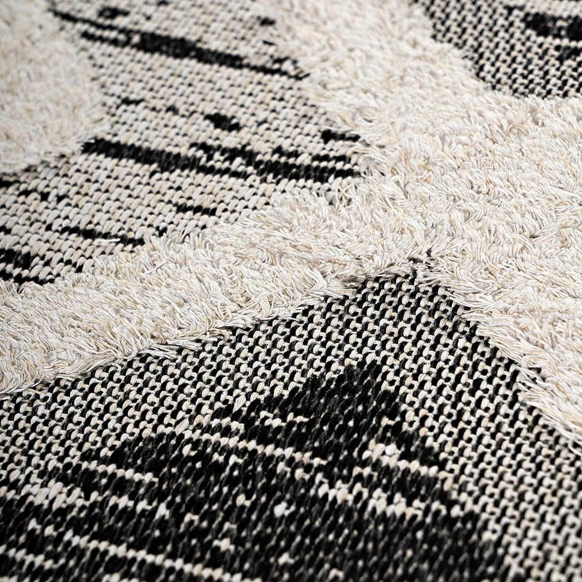 Χαλί Βαμβακερό Morocotton 9240 125x180εκ Γκρι