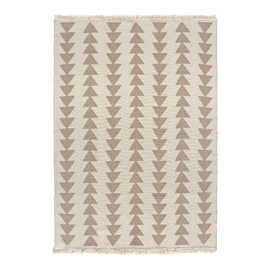 Χαλί Βαμβακερό Διπλής Όψεως Duo Art 9244 160x230εκ Μπεζ