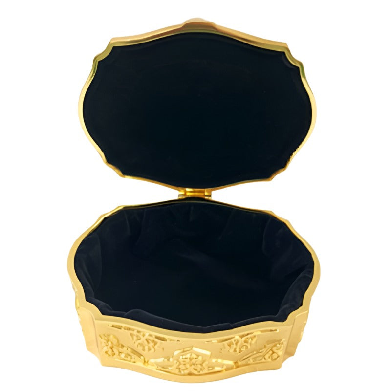 Μπιζουτιέρα Επάργυρη Χρυσή 13x10x6