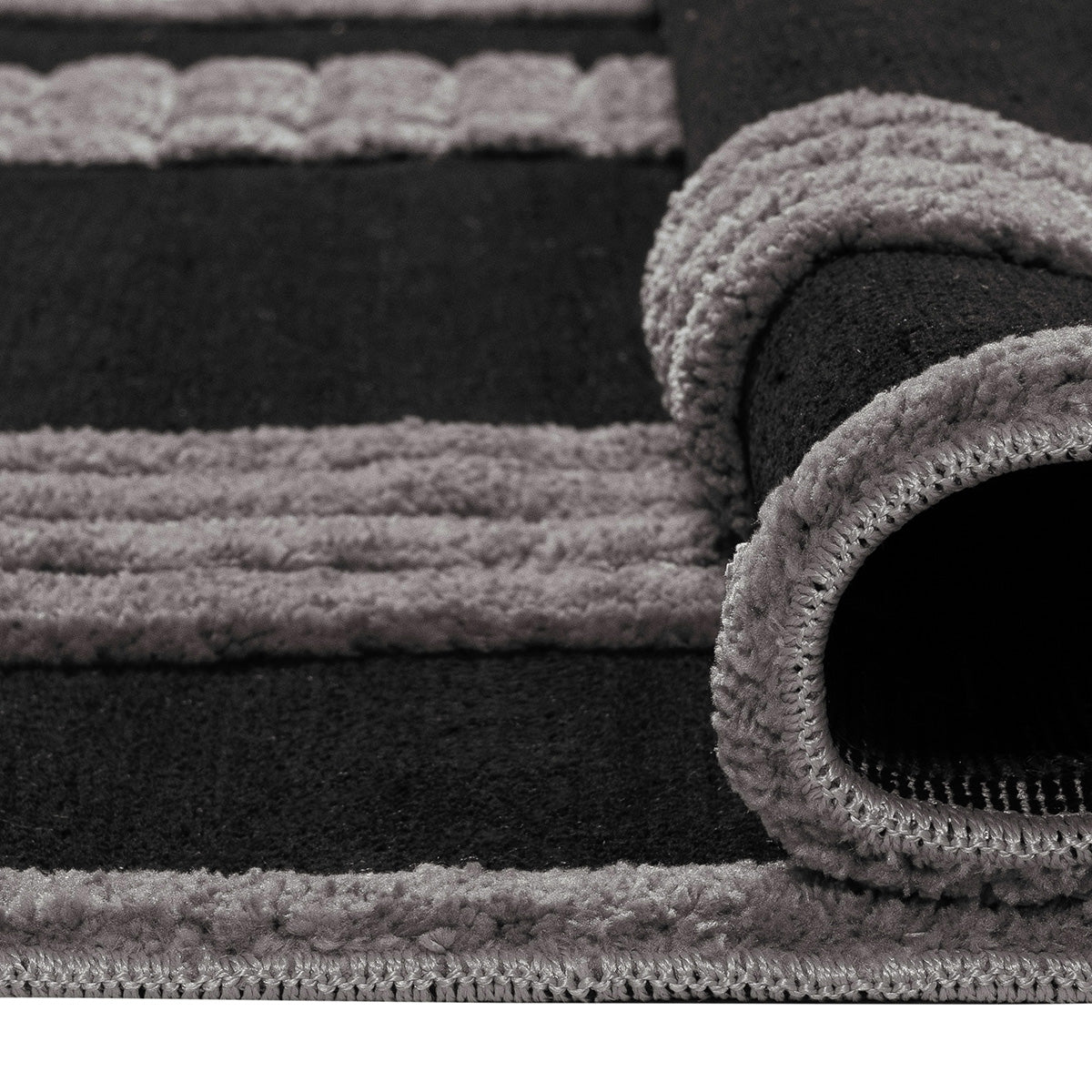 Χαλί Noir Art 9437 200x290εκ Μαύρο